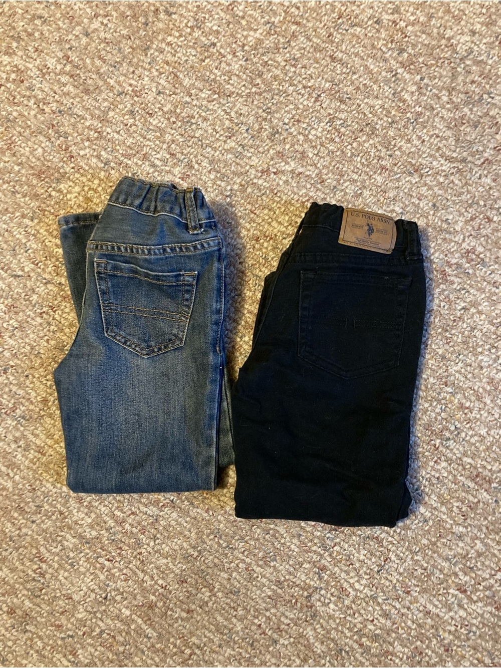 U.S. Polo Assn. Black Straight Leg Boys Jeans & Children’s Place Bootcut